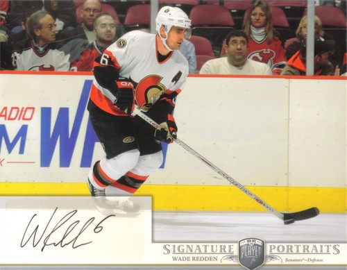 2006-07 BAP PORTRAITS - WADE REDDEN 8 X 10 AUTOGRAPHED PHOTO