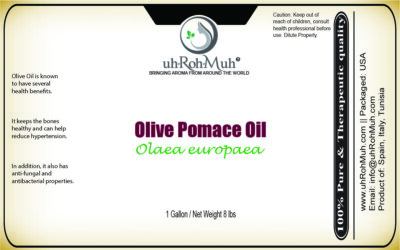 Olive Oil Pomace-Olea europaea-Conv - Pure Natural & Undiluted, Spain