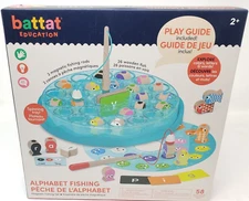 Educational Alphabet Fishing Game Spelling Letters For Kids New Free Shipping