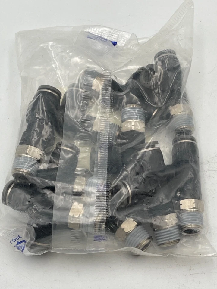 Norgren C24680528 Push-to-Connect Tube Swivel Side Tee Adapter 5/16" QTY 10 - Image 3 of 4