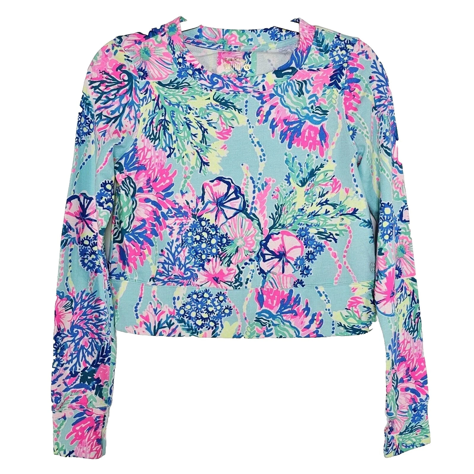 Regular Size Floral Activewear Tops for Women