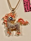 Betsy Johnson Collectable Unicorn Necklace