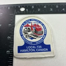 INTL ASSN BRIDGE STRUCTURAL ORNAMENTAL IRON WORKERS LOCAL 736 UNION Patch 001U