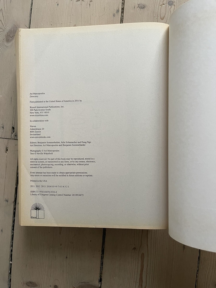 Ari Marcopoulos - Directory Book with Signed Xerox Print | eBay