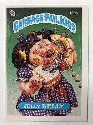 Garbage Pail Kids Topps 1986 Original Series 3 Jelly Kelly 120b