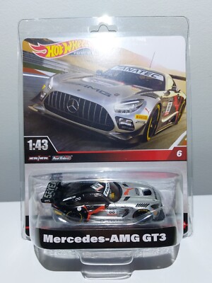2024 HOT WHEELS PREMIUM 1:43 SCALE MERCEDES-AMG GT3 In Hand Ready