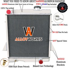 3 Rangées Radiateur Pour 1969-1974 Triumph TR6/ 1967 1968 TR250 2.5L Manual