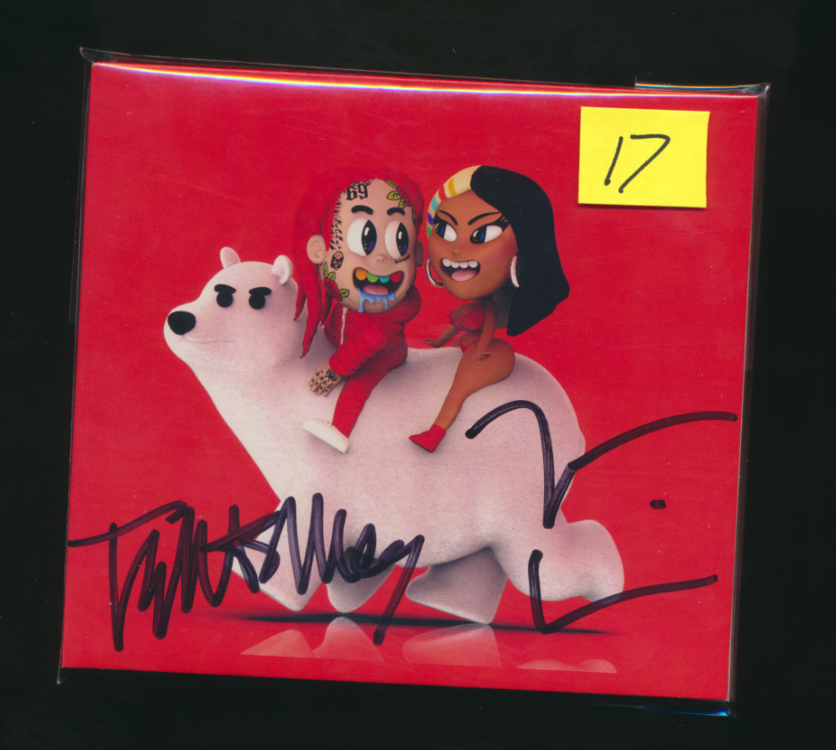 Tekashi 69 6ix9ine & Nicki Minaj Signed Trollz CD Autographed | eBay