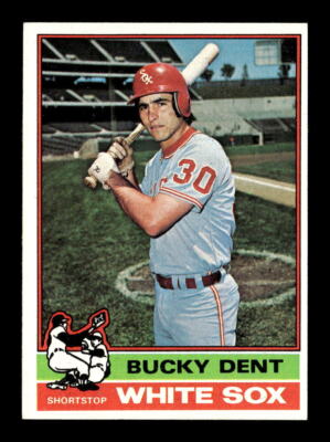1976 Topps #154 Bucky Dent Chicago White Sox EX-MT Baseball Card