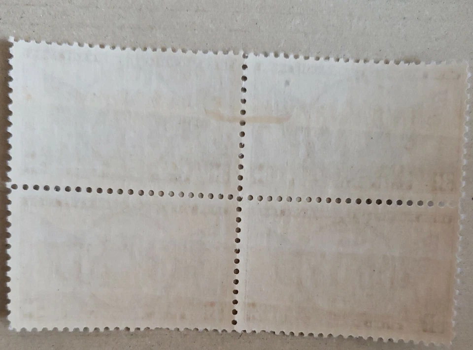 US Stamps, Scott #775 3c Block of 4 of Michigan Centenary 1935 XF M/NH. Fresh - Image 2 of 2