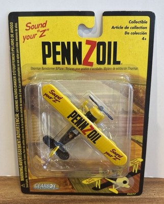  Pennzoil 1932 Stearman Bi-Plane Die Cast Replica Pennzoil Collectible NIB