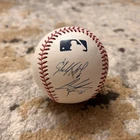 Starling Marte Gregory Polanco Dual Signed ROMLB Baseball