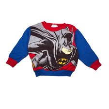 Vintage 1992 DC Comics Batman Toddler All Over Print Sweatshirt Size 2T
