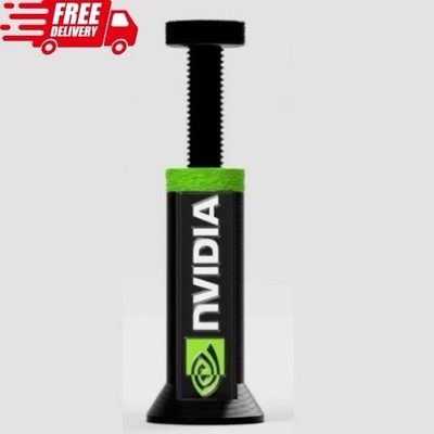 GPU Support Bracket Holder   3D Printed Graphics Card Anti-Sag Brace Nvidia Logo