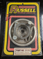 Vintage Russell Chevy Sbc Bbc V-8 Canister Oil Filter Bypass Adapter 5170 Nos Vintage Russell Chevy Sbc Bbc V-8 Canister Oil Filter Bypass Adapter 5170 Nos