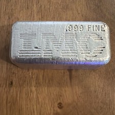Vintage Rare Louisville Metals Company 10.499 Oz .999 Silver Bar 95.25 per troy oz
