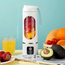 USB Rechargeable Blender with LED Display, Perfect for Smoothies & Milkshakes W