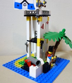 1989 LEGO Legoland Pirates 6265 Saber Island Saber Island Complete!