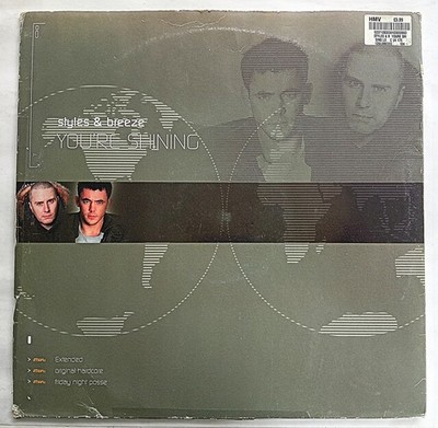 STYLES & BREEZE - YOU'RE SHINING 12'' VINYL 2004 AATW 12GLOBE333 *VG+/G*