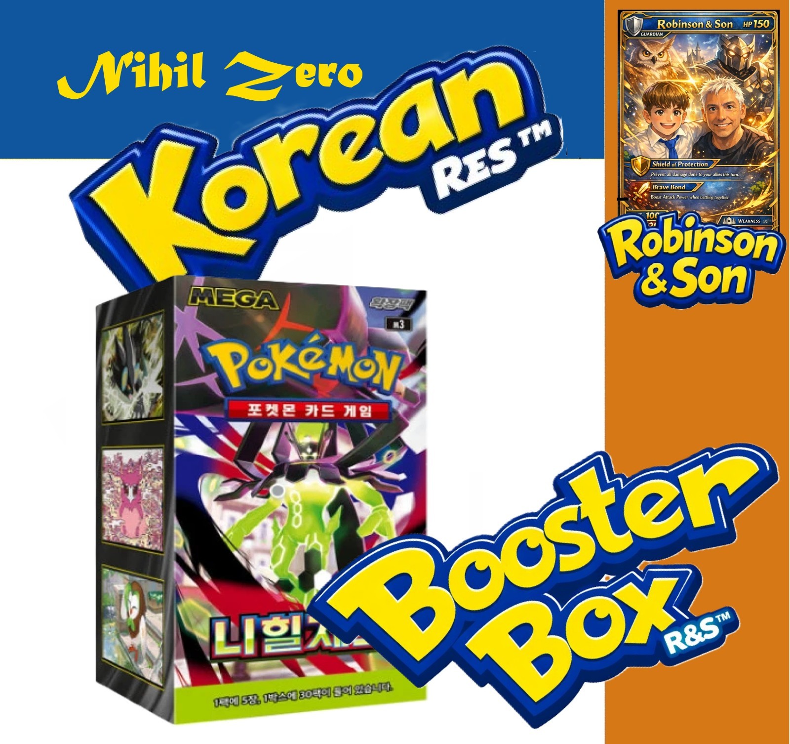 Pokémon TCG Nihil Zero (Perfect Order) Booster Box - 30x Official KOREAN Packs