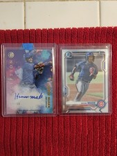 Kevin Made 2021 Bowman Inception Auto #86/400 Plus Chrome Cubs/Nationals