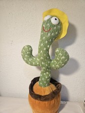 Tiktok Dancing Cactus Repeat Talking Plush Toy Singing Musical Toy Defects