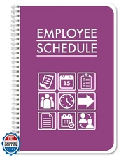 BookFactory Employee Work Schedule Planner/Business Employee Sche