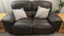 Oak Furniture Land 2 Seater Leather Sofa