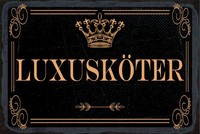 Blechschild 20X30 Cm LuxusköTer Krone Deko Geschenk Schild