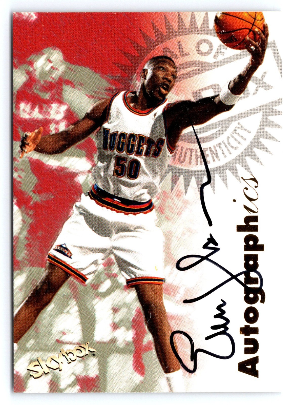 1997-98 Skybox - Autographics Ervin Johnson