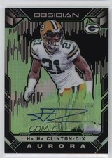 2018 Panini Obsidian Aurora Electric Etch Green /25 Ha Clinton-Dix Auto lz7