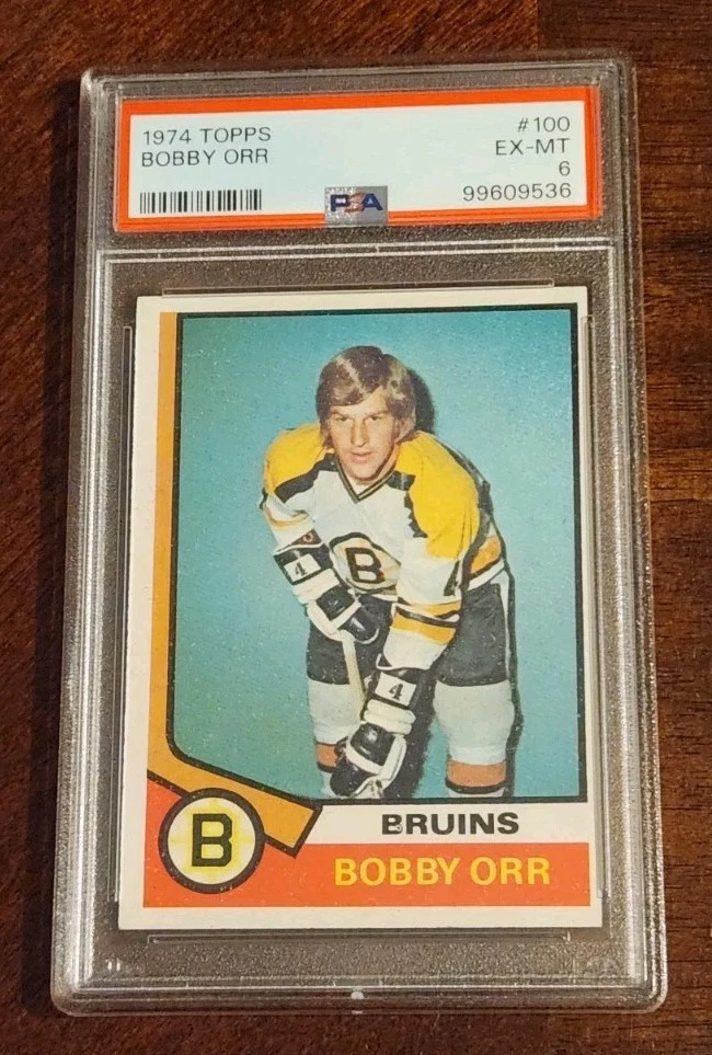 Deal for 1974-75 Topps Bobby Orr #100 PSA 6 HOF