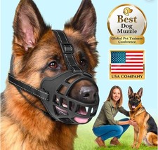 Dog Muzzle Breathable Basket Mouth Guard Size 5