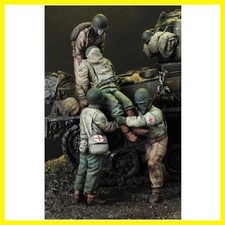 1/35 Scale Resin Figure Model Kits WW2 US Army Farewell Hero 4 Figures Hobb...