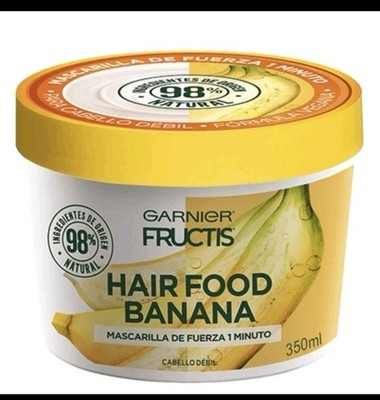 Garnier Fructis Hair Food Banana Mask 350ml Strength Repair Mascarilla Capilar