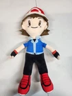 Pokemon Center Satoshi Ash Ketchum Stuffed Toy 14" Pokemon XY VTG Rare