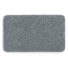 Basic Polyester 24" x 40" Large Bath Rug, Grey