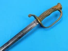 Antique US Civil War C. Roby Engraved Foot Officer's Sword