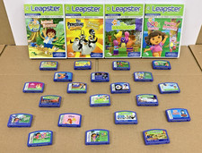 LeapFrog Leapster Learning Game Lot 21 Cartridges Disney Dora Nickelodeon