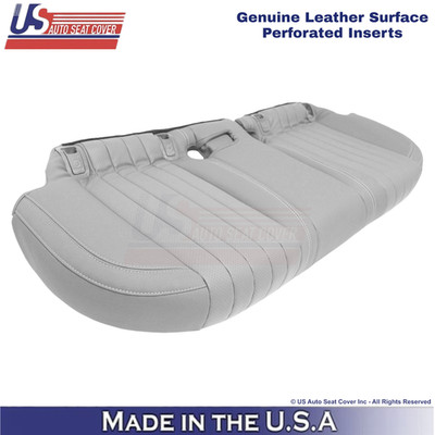 2021-2023 For Mercedes Benz E-Class Genuine Leather Rear Bench Bottom Cover Gray