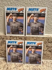(4) 2026 Topps Heritage #150 Nolan McLean New York Mets Rookie