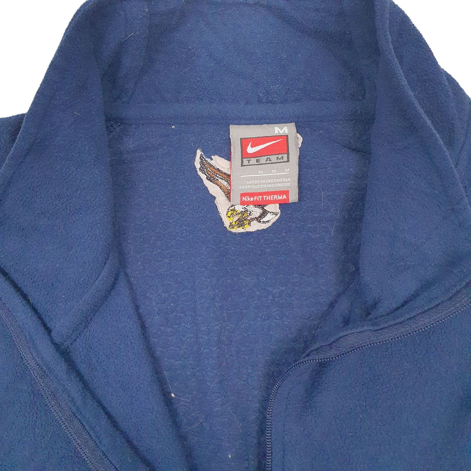 NIKE 1/4 Quarter Zip Team Fleece Jumper Mens M image 2
