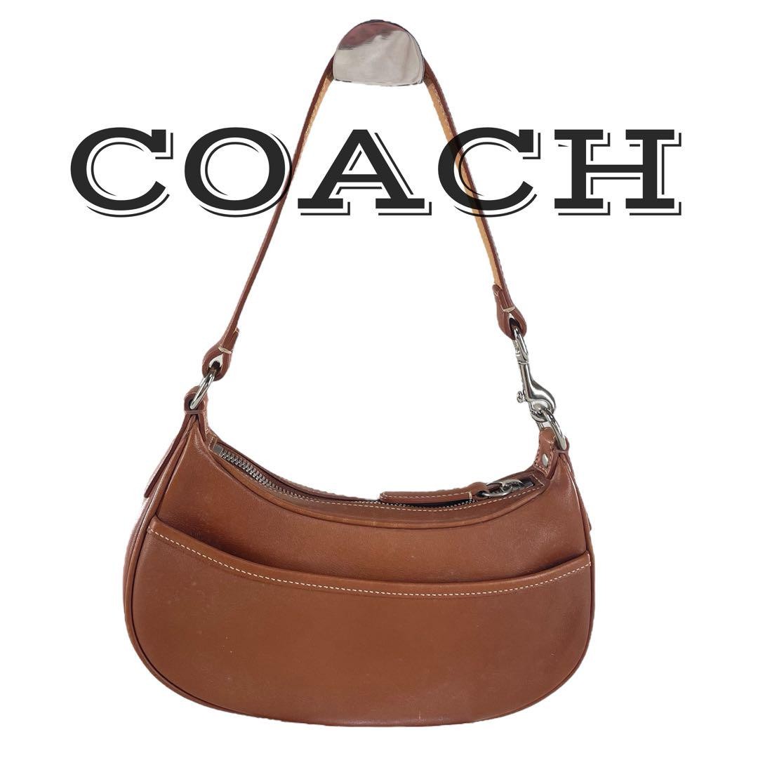 Coach Genuine Leather Brown Shoulder Bag Style G07192747