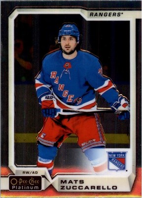 2018-19 O-Pee-Chee Platinum #91 Mats Zuccarello - HKY