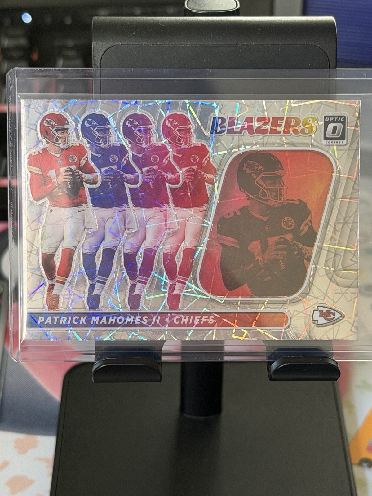 2022 Panini Donruss Optic Blazers Patrick Mahomes II #B-1 CASE HIT