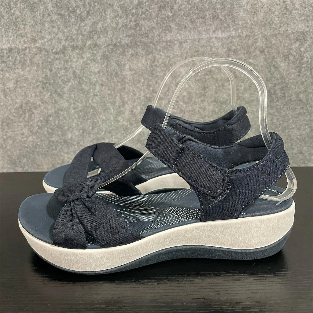 Sandali donna Clarks Cloudsteppers Arla blu taglia 7 5 slingback