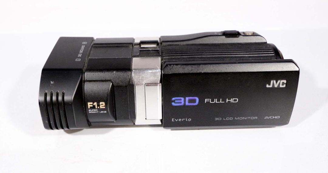 JVC Everio GS-TD1 3D FULL HD Victor ビデオ JVC Kenwood Victor GS-TD1-B 3D Everio HD Video Camera with AC