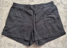 OLD NAVY Women Black cotton Shorts Size L