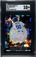 2020 Chronicles #30 Mookie Betts Titan SGC 10 Gem Mint Blue Ice Prizm /99