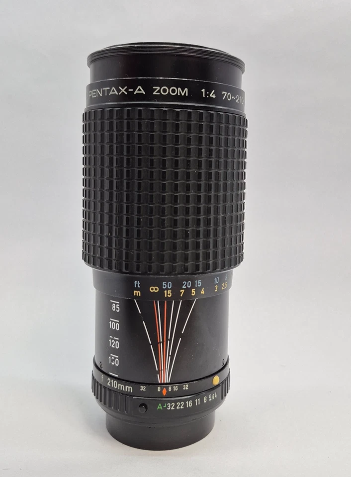 Lente zoom para cámara PENTAX-A SMC f/4 70-210 mm con montaje Macro Japón K con filtro UV Foto 3 de 4